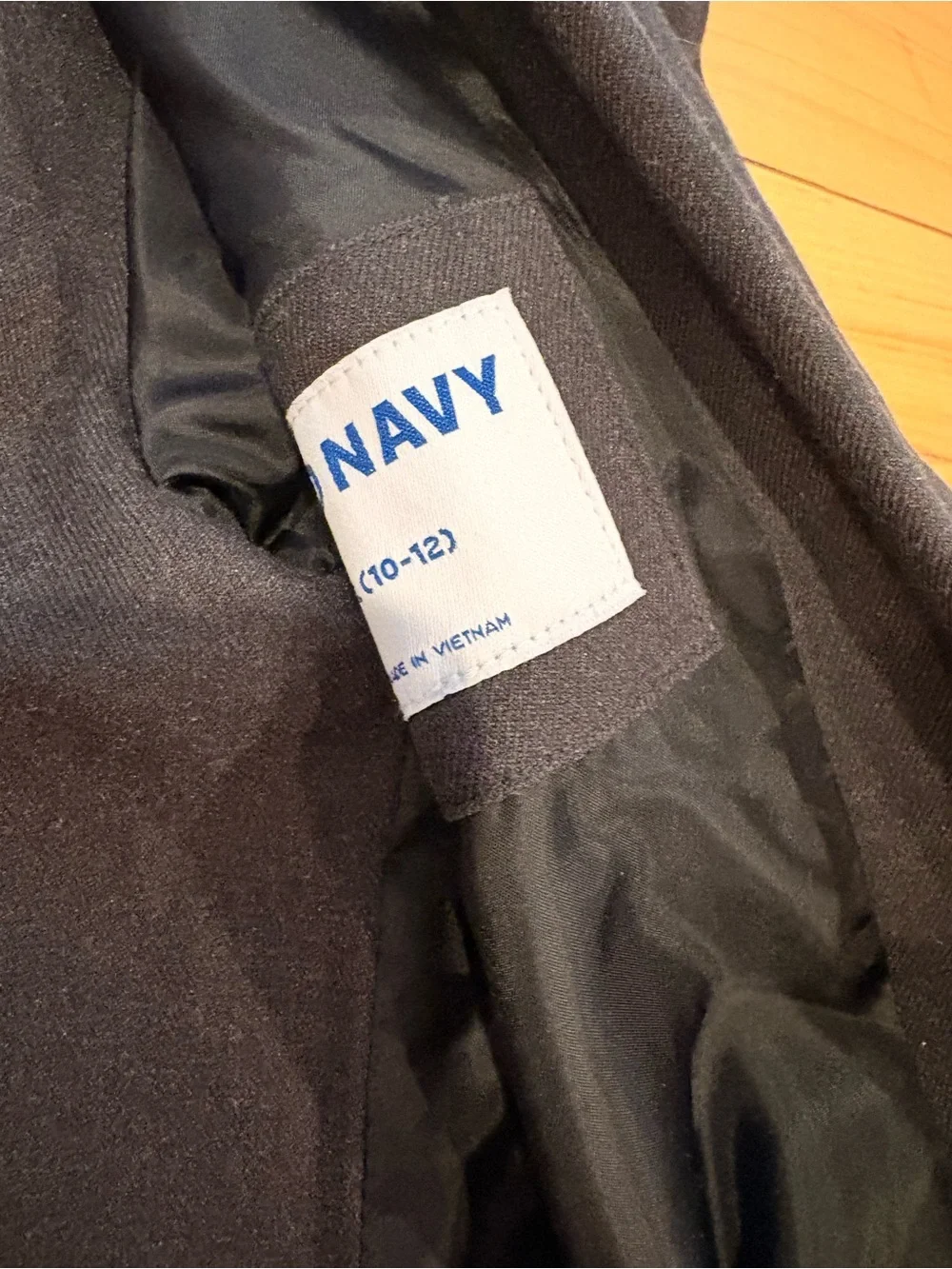 Youth Charcoal 10/12 Suit Jacket